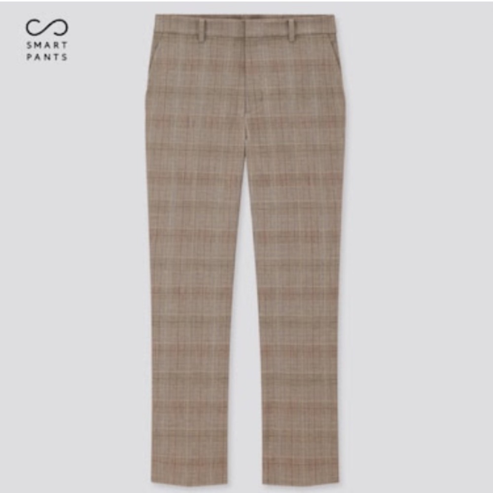 Uniqlo WOMEN SMART 2-WAY STRETCH GLEN brown